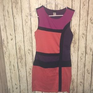 Colorblock dress